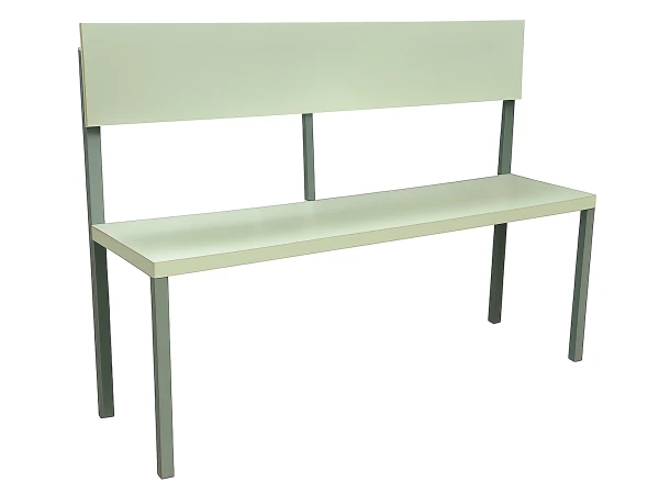 Banco com Assento e Encosto - 1,50x0,40m