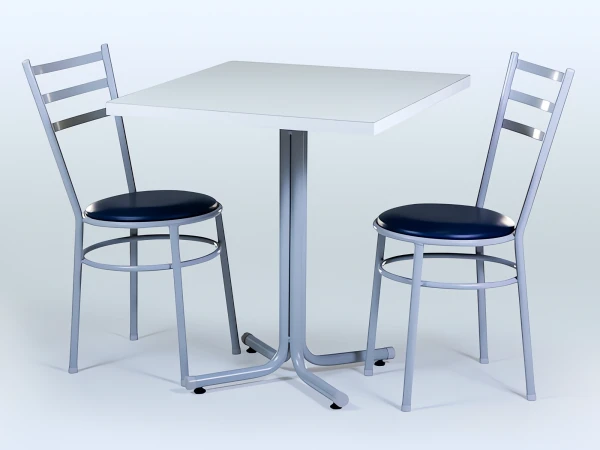 Mesa para refeitório e cadeiras
